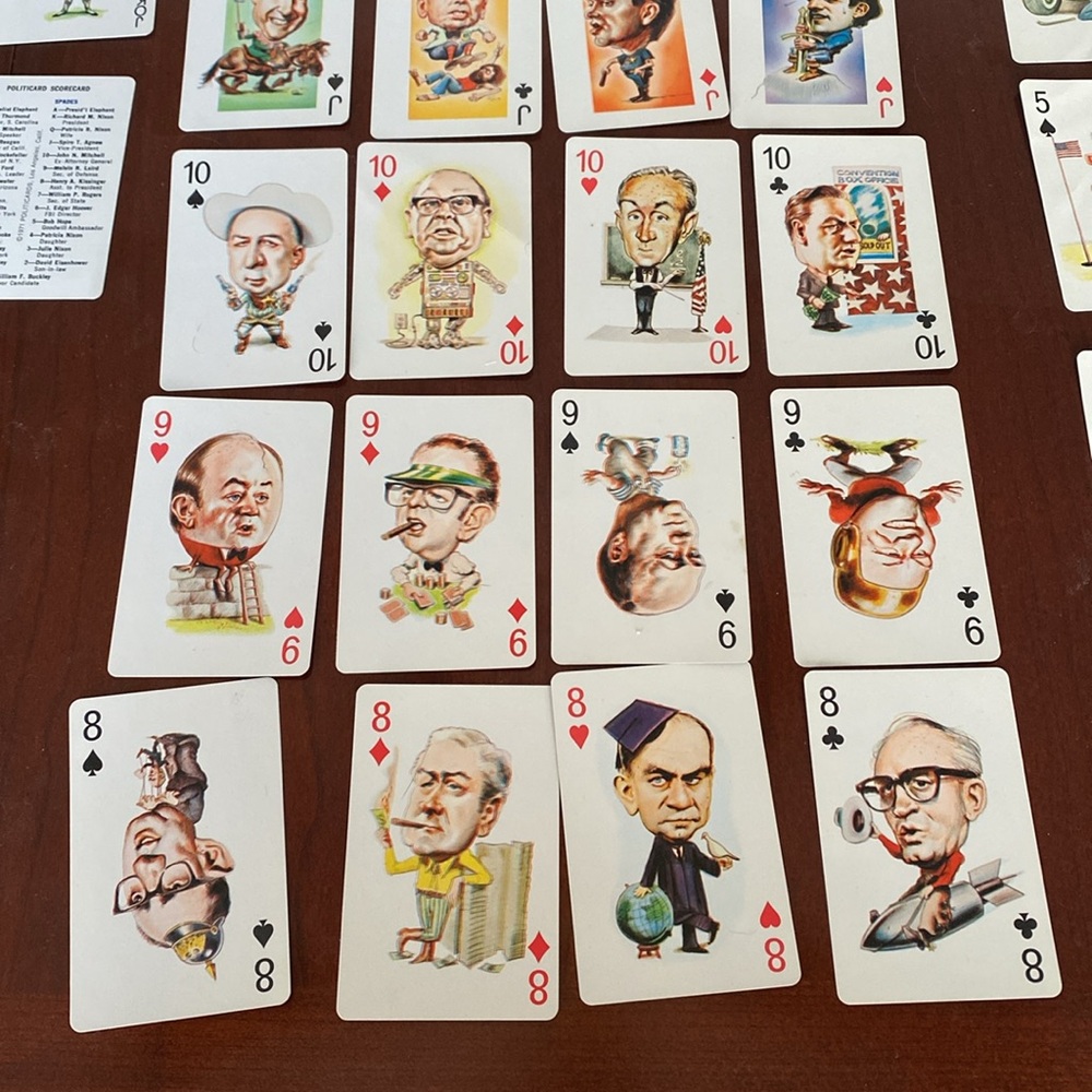 1971 Complete Set of PolitiCards - Picture 2 of 7